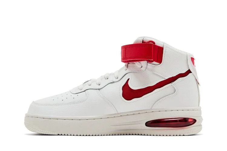 Кроссовки Nike Air Force 1 Mid Evo 'Summit White University Red'