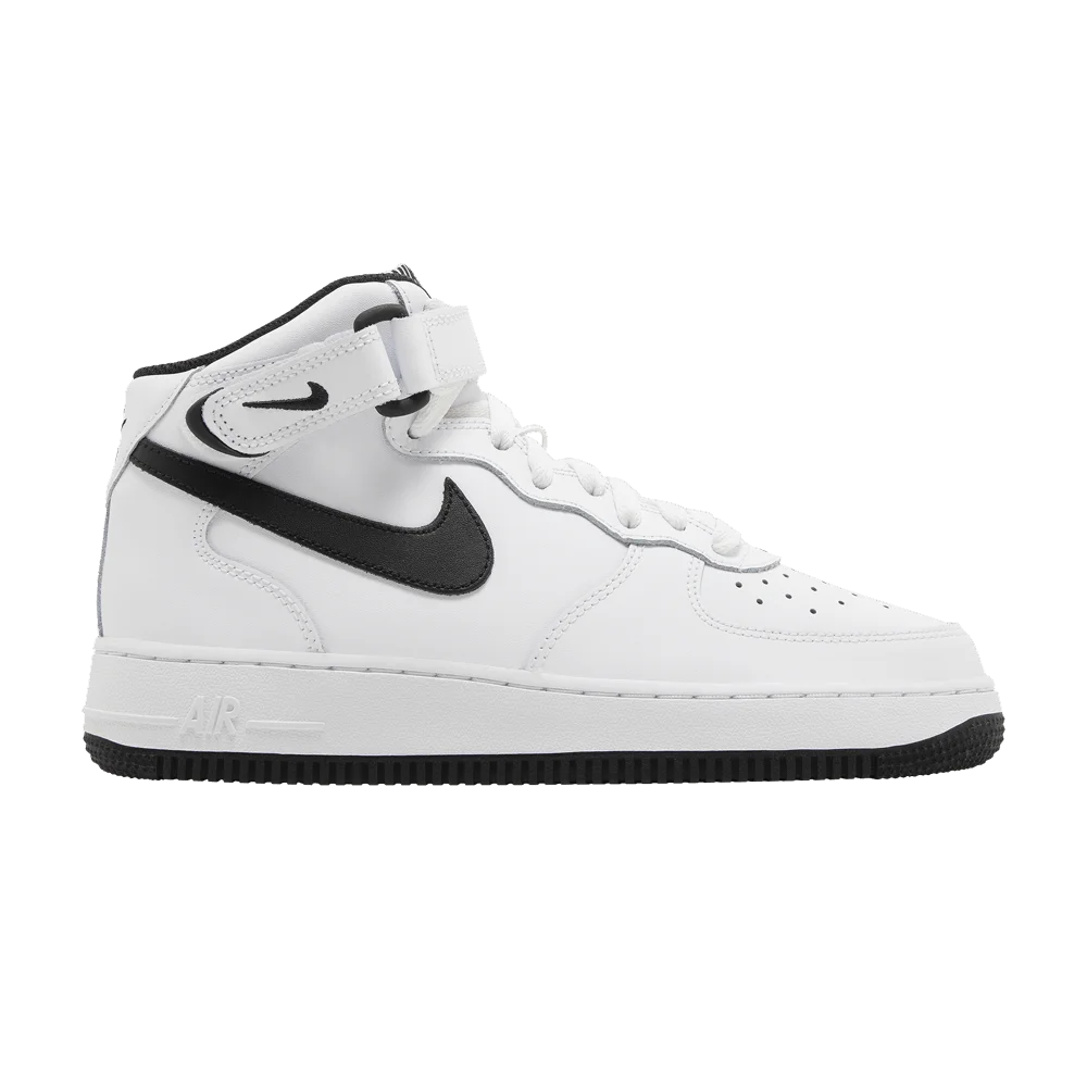Кроссовки Nike Air Force 1 Mid LE GS 'White Black'