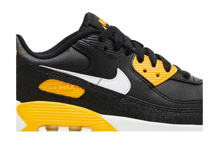 Кроссовки Nike Air Max 90 Leather GS 'Black University Gold'