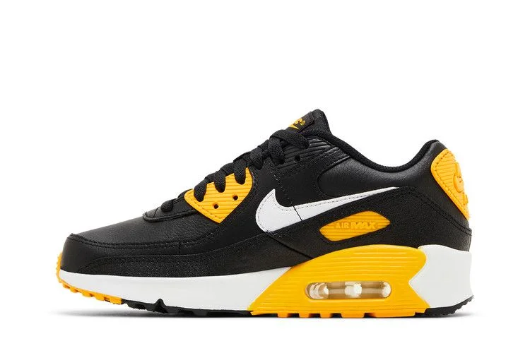Кроссовки Nike Air Max 90 Leather GS 'Black University Gold'