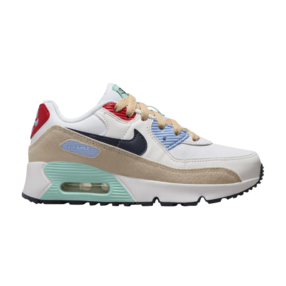Кроссовки Nike Air Max 90 Leather SE PS 'Patches'