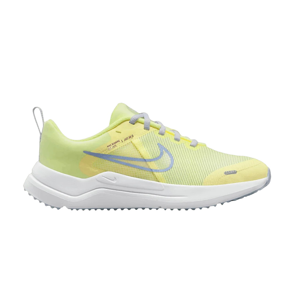Кроссовки Nike Downshifter 12 GS 'Citron Tint Cobalt Bliss'