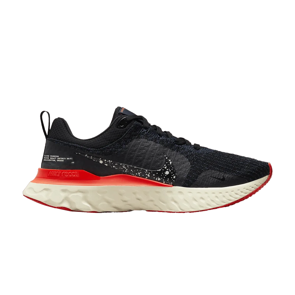 Кроссовки Nike React Infinity Run Flyknit 3 'Obsidian Crimson'