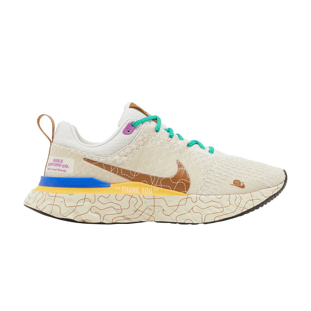 Кроссовки Nike React Infinity Run Flyknit 3 Premium 'Moving Company'