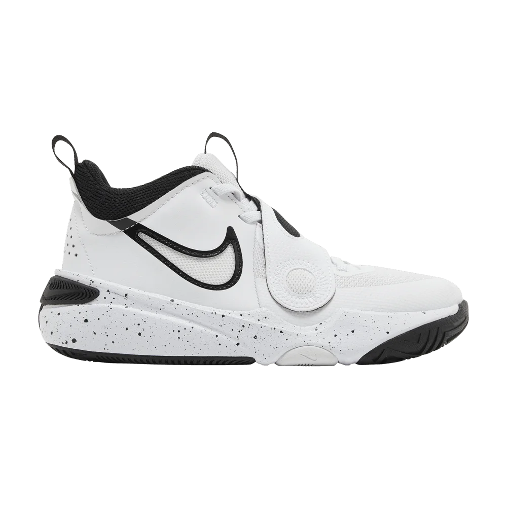 Кроссовки Nike Team Hustle D11 GS 'White Black'