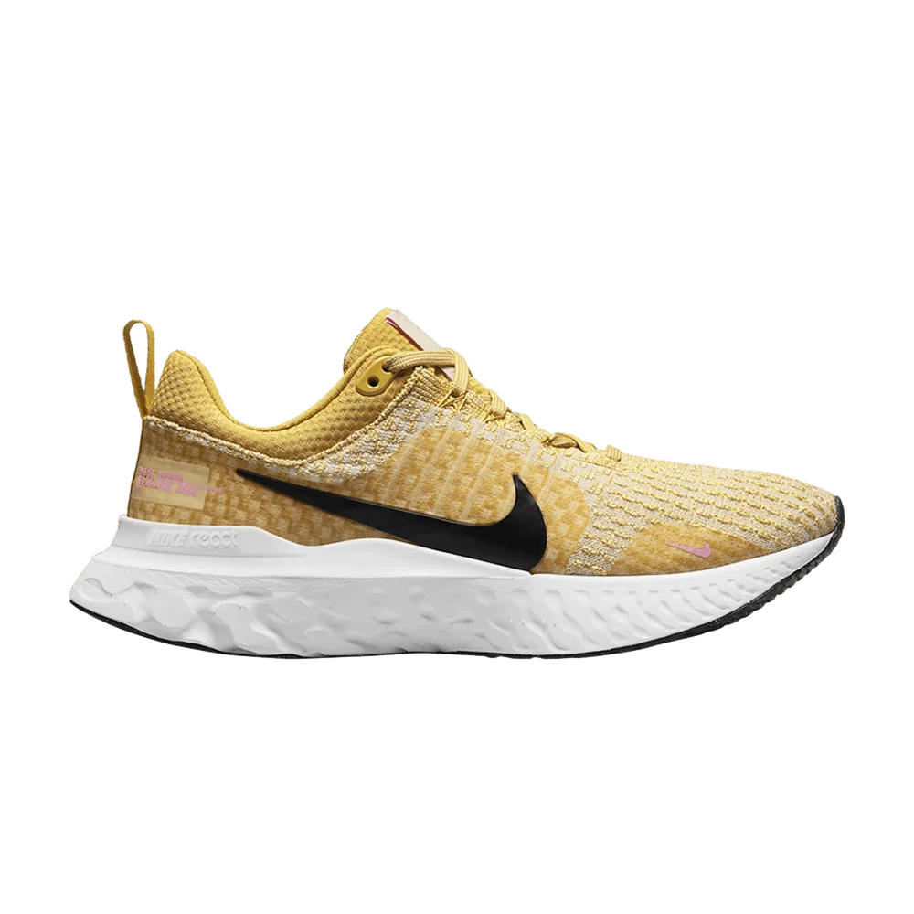 Кроссовки Nike Wmns React Infinity Run Flyknit 3 'Wheat Gold'