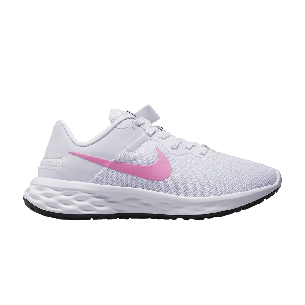 Кроссовки Nike Wmns Revolution 6 FlyEase Next Nature 'White Pink Spell'