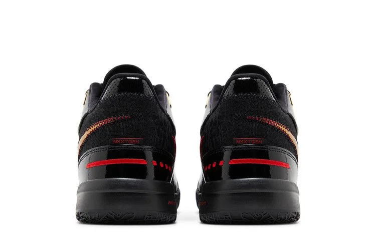 Кроссовки Nike Zoom LeBron NXXT Gen AMPD 'Black Metallic Gold Red'