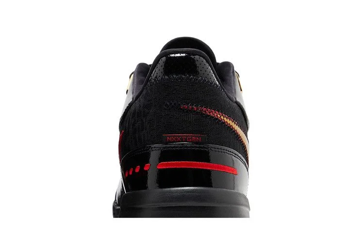 Кроссовки Nike Zoom LeBron NXXT Gen AMPD 'Black Metallic Gold Red'