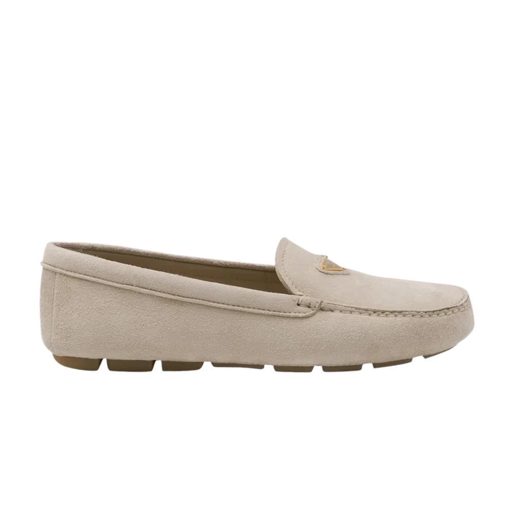 Кроссовки Prada Wmns Suede Driving Loafer 'Pumice Stone'