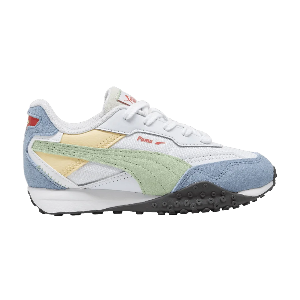 Кроссовки Puma Blacktop Rider BTS Little Kid 'White Zen Blue'