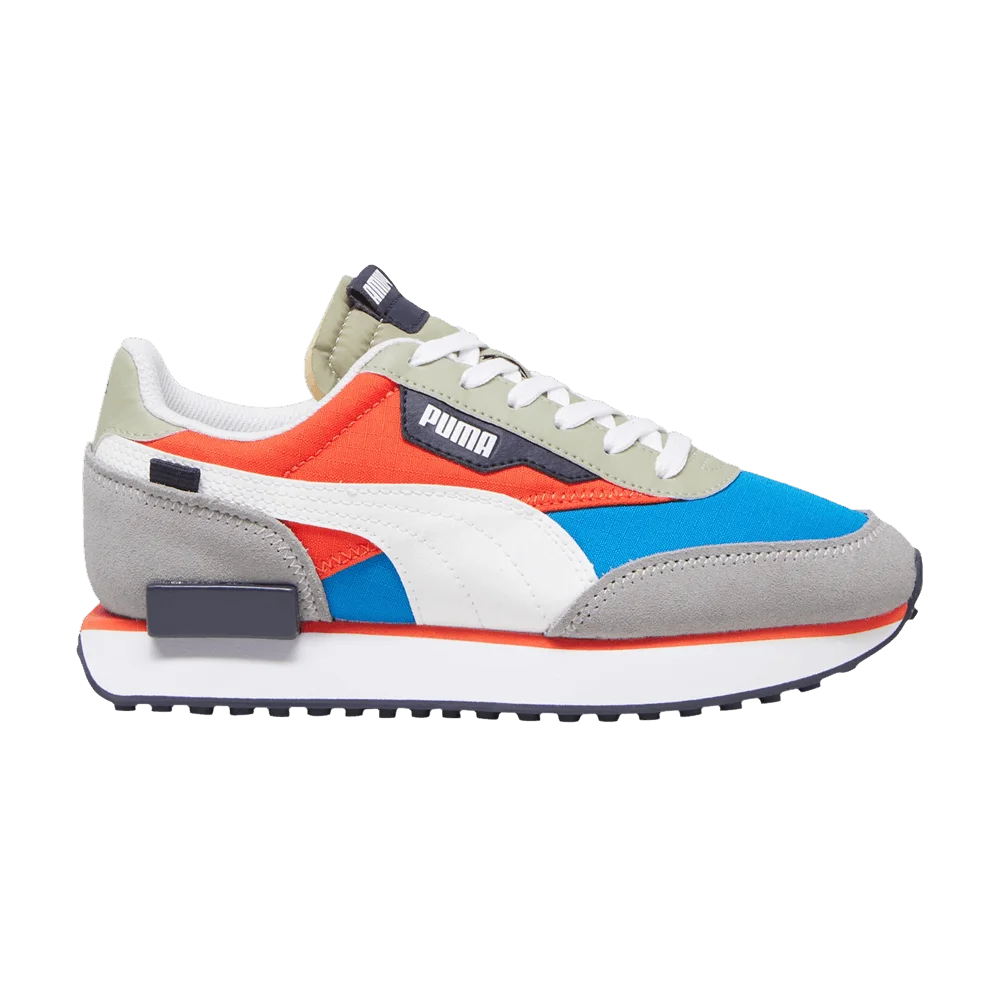 Кроссовки Puma Future Rider Play On Big Kid 'Racing Blue Hot Heat'