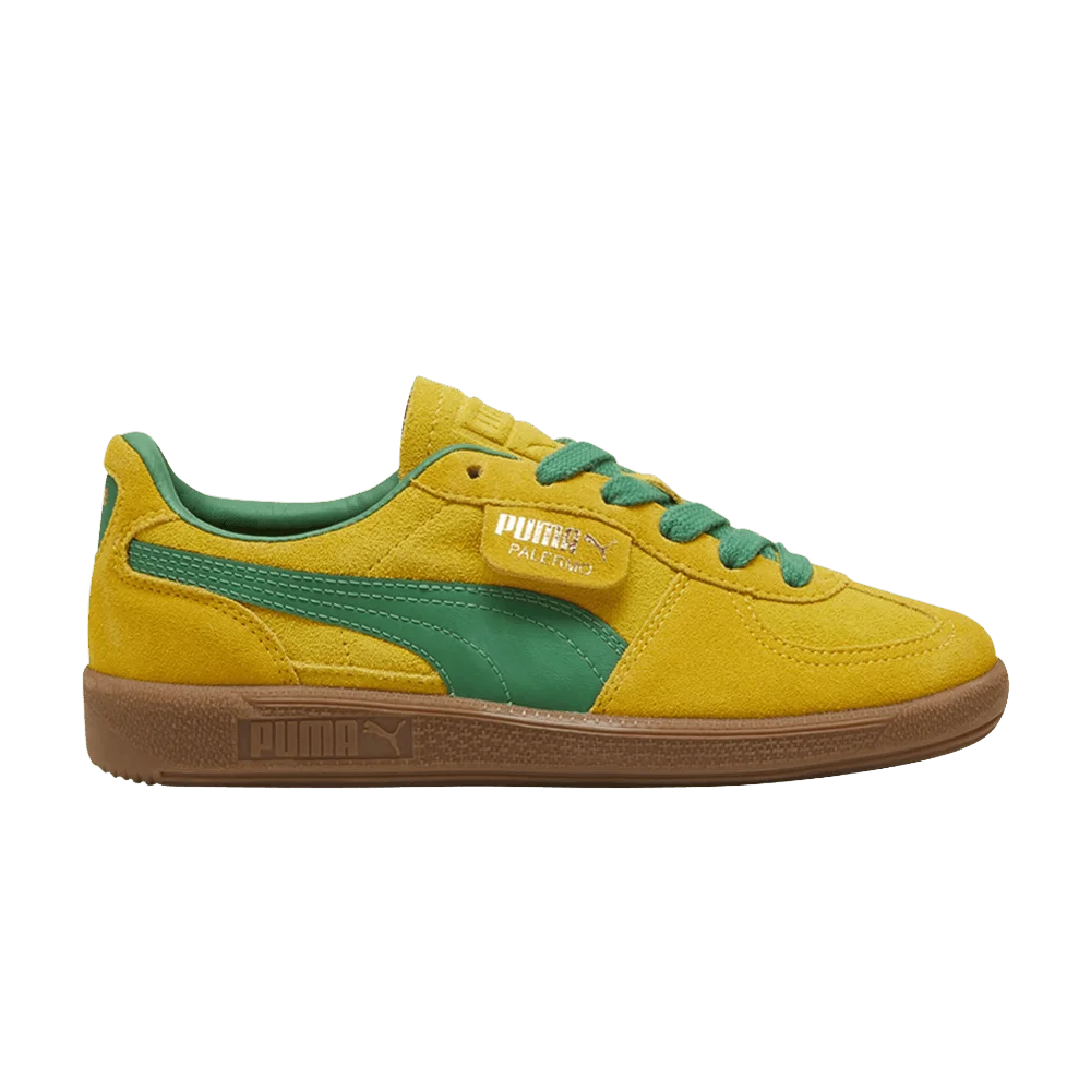 Кроссовки Puma Palermo Big Kid 'Pel√© Yellow Archive Green'