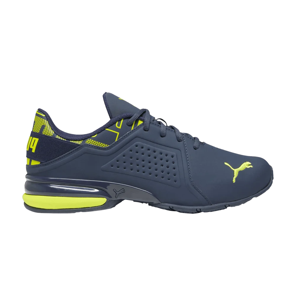 Кроссовки Puma Viz Runner Repeat 'Club Navy Lime Sheen'