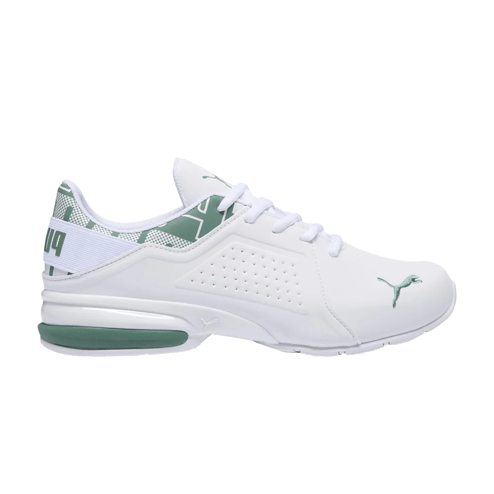 Кроссовки Puma Viz Runner Repeat Wide 'White Eucalyptus Black'