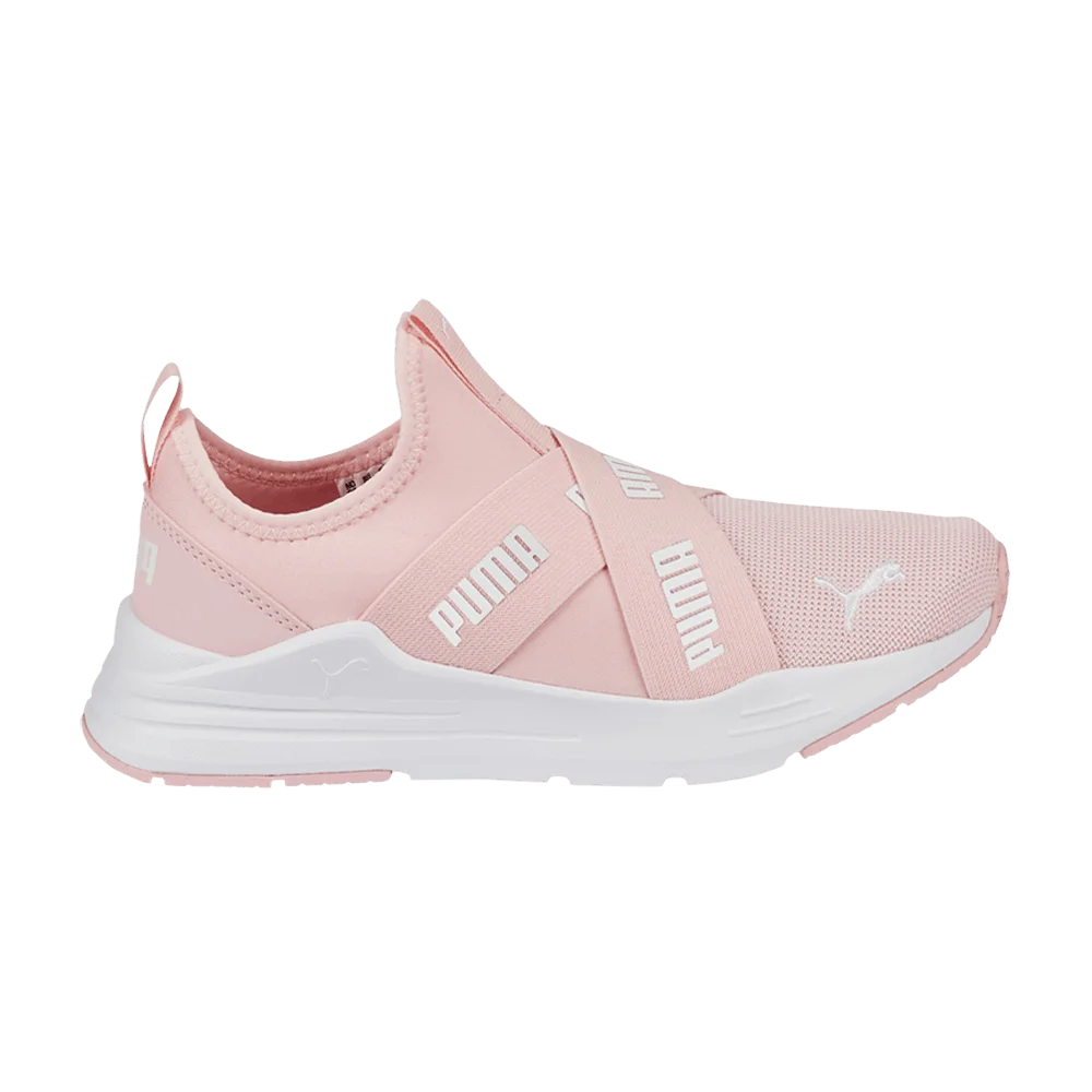 Кроссовки Puma Wired Run Slip-On Big Kid 'Almond Blossom White'