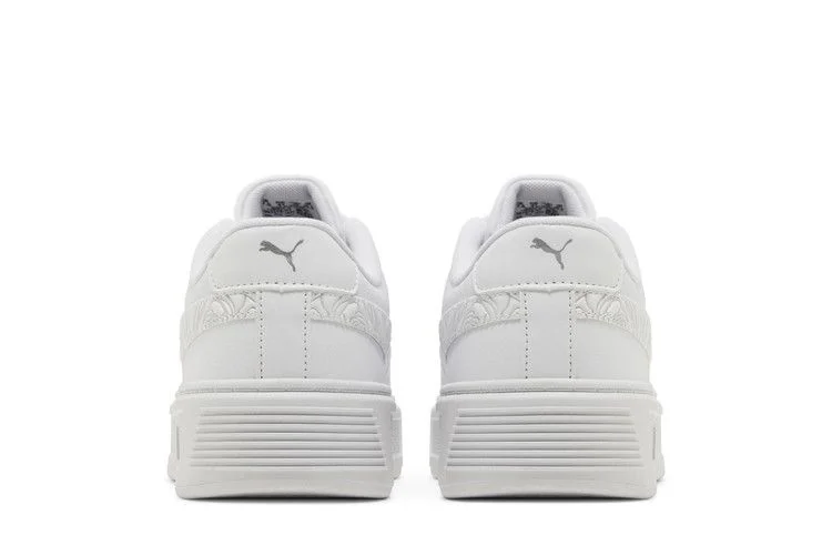 Кроссовки Puma Wmns Smash Platform v3 'White Silver Rose'
