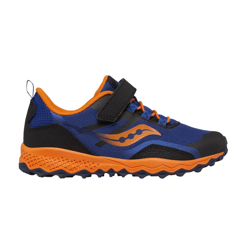 Кроссовки Saucony Peregrine 12 Shield A/C Big Kid 'Navy Orange'