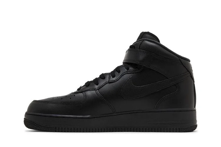 Кроссовки Supreme x Nike Air Force 1 Mid 'Box Logo - Triple Black'