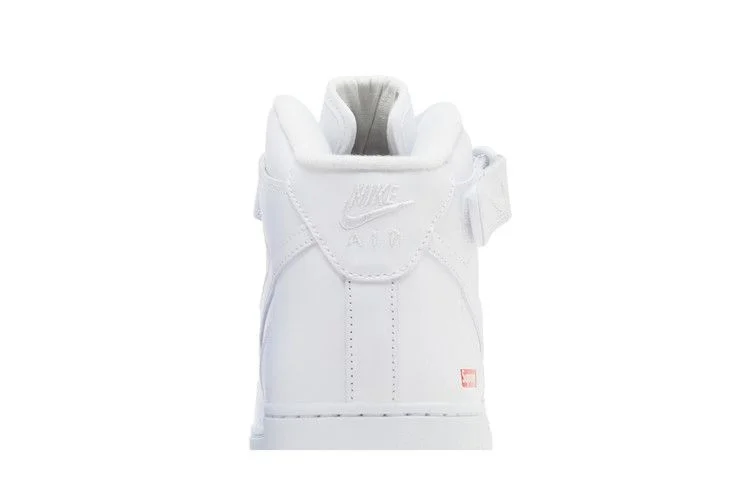 Кроссовки Supreme x Nike Air Force 1 Mid 'Box Logo - Triple White'