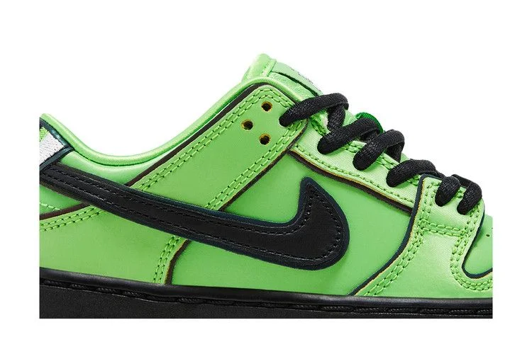 Кроссовки The Powerpuff Girls x Nike Dunk Low Pro SB QS PS 'Buttercup'