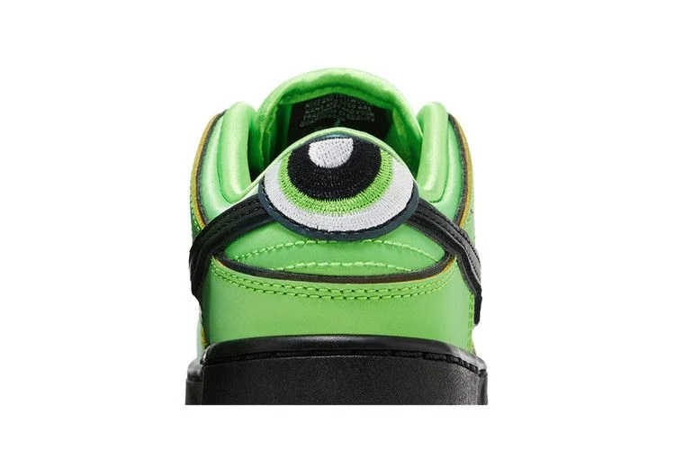 Кроссовки The Powerpuff Girls x Nike Dunk Low Pro SB QS PS 'Buttercup'