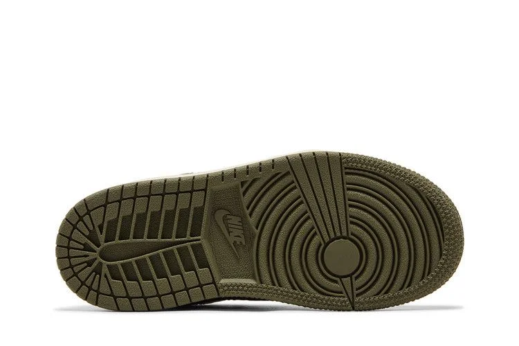 Кроссовки Travis Scott x Air Jordan 1 Retro Low OG SP PS 'Reverse Olive / Medium Olive'
