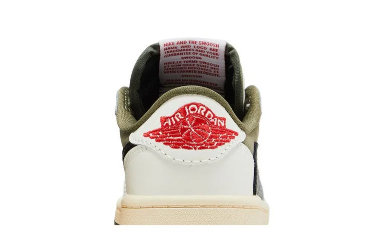 Кроссовки Travis Scott x Air Jordan 1 Retro Low OG SP PS 'Reverse Olive / Medium Olive'