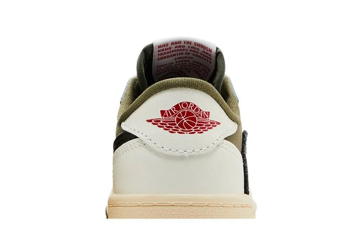 Кроссовки Travis Scott x Air Jordan 1 Retro Low OG SP TD 'Reverse Olive / Medium Olive'