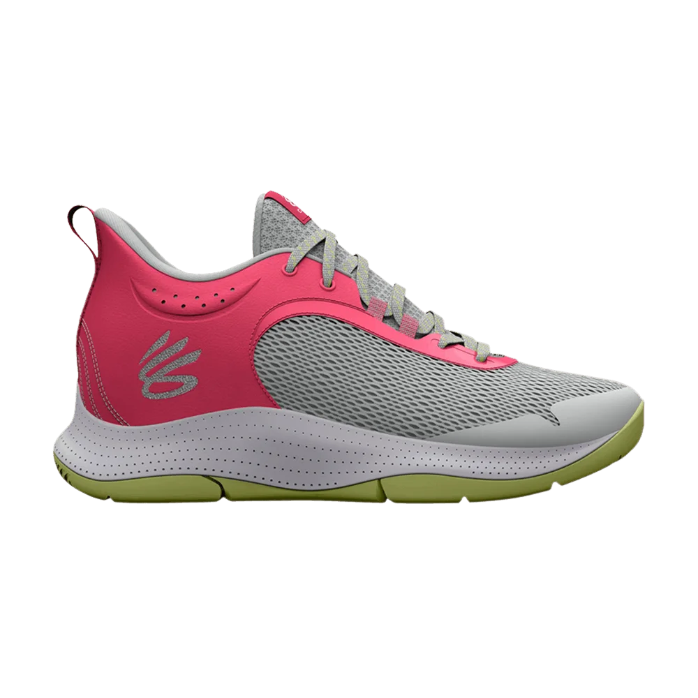 Кроссовки Under Armour Curry 3Z6 'Grey Mist Pink Shock'