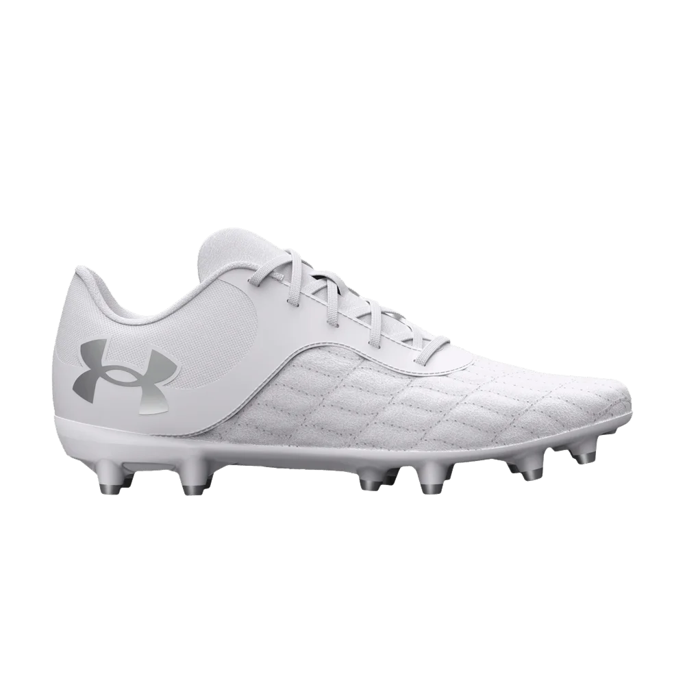 Кроссовки Under Armour Magnetico Select 3 FG GS 'White Metallic Silver'