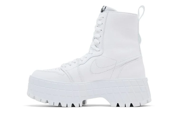 Кроссовки Wmns Air Jordan 1 High Brooklyn 'Triple White'