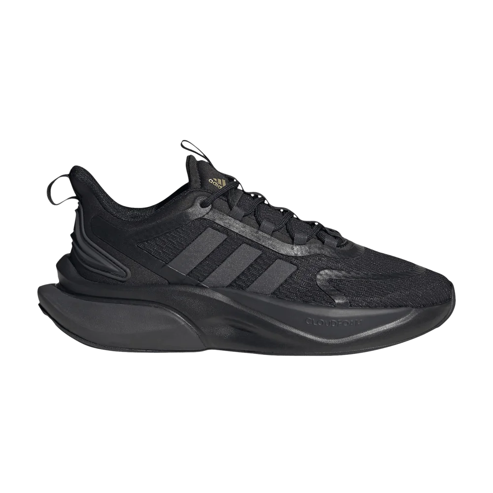 Кроссовки adidas Wmns AlphaBounce Plus 'Black Gold Metallic'