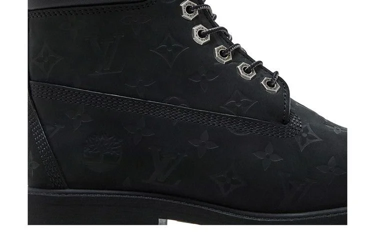 Louis Vuitton x Timberland 6 Inch Ankle Boot 'Embossed Monogram - Black'
