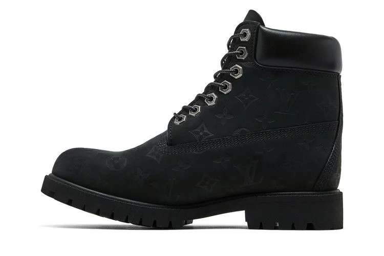 Louis Vuitton x Timberland 6 Inch Ankle Boot 'Embossed Monogram - Black'