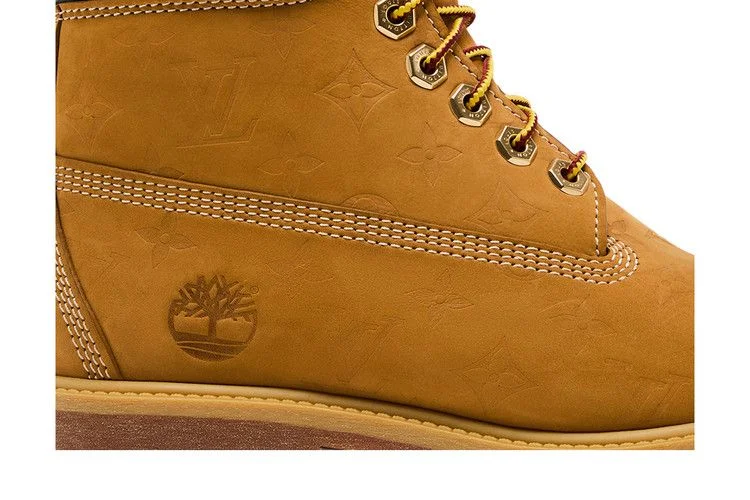 Louis Vuitton x Timberland 6 Inch Ankle Boot 'Embossed Monogram - Wheat'