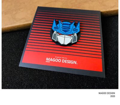 Magoo Design Transformers Blue Pin