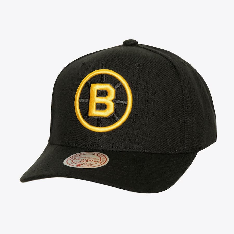 bejsbolka-mitchell-ness-black-boston-bruins-icon-grail-pro-vintage-snapback-hat