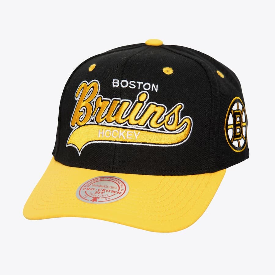 bejsbolka-mitchell-ness-black-boston-bruins-tailsweep-2-0-pro-snapback-hat