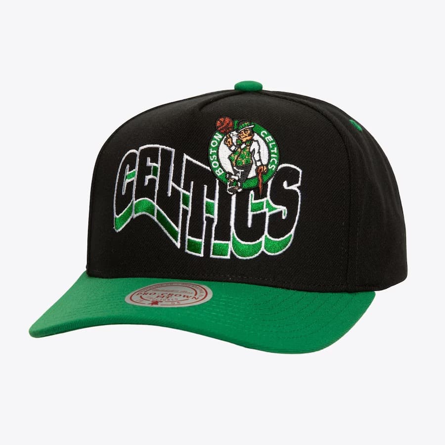 bejsbolka-mitchell-ness-black-boston-celtics-wavy-pro-crown-snapback-hat