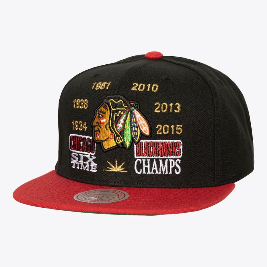 bejsbolka-mitchell-ness-black-chicago-blackhawks-champ-is-here-snapback-hat