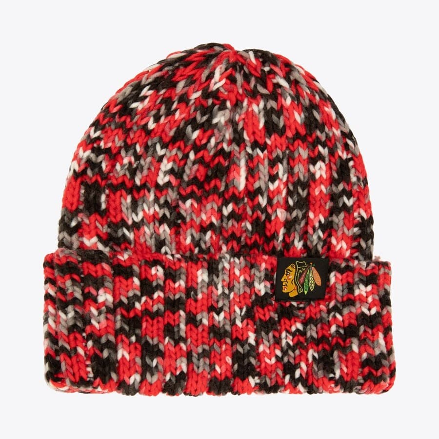 shapka-mitchell-ness-black-chicago-blackhawks-gma-cuffed-knit-hat