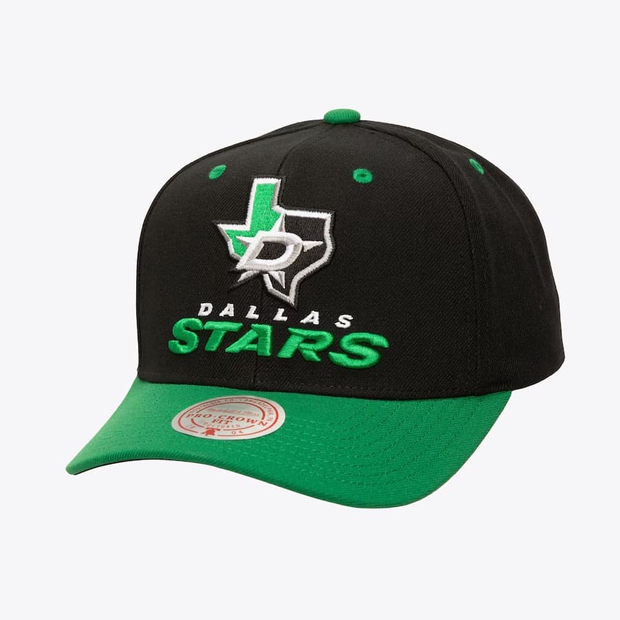 bejsbolka-mitchell-ness-black-dallas-stars-all-in-2-0-pro-crown-snapback-hat