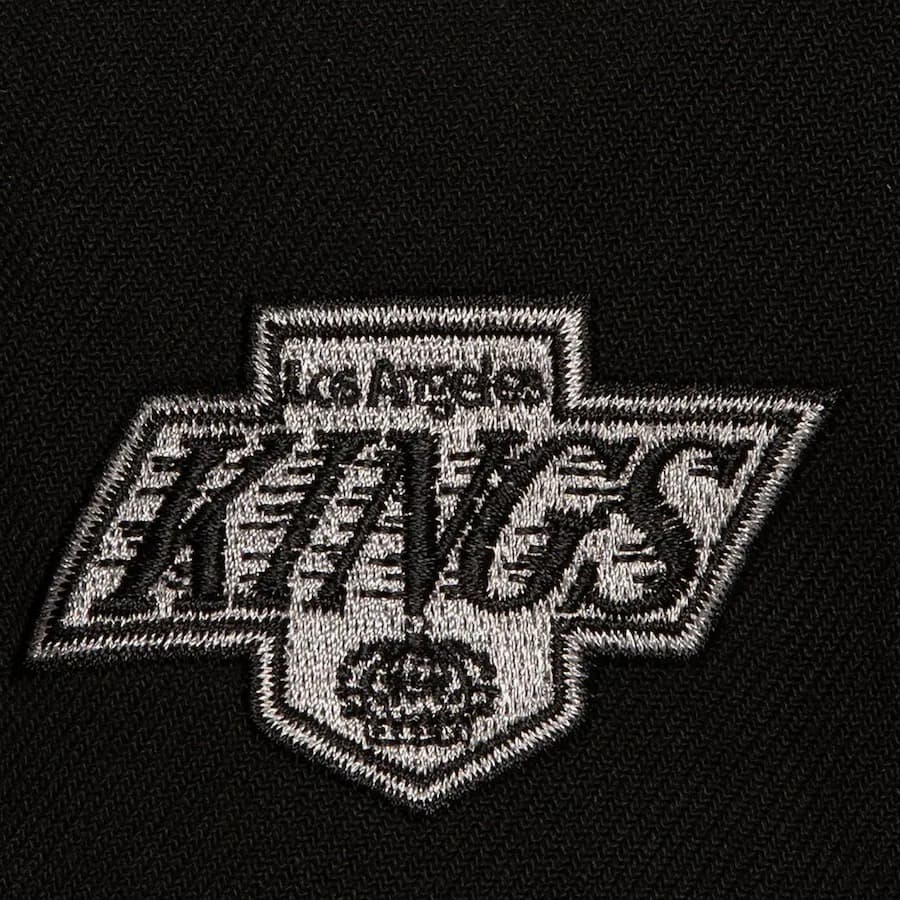 Бейсболка Mitchell & Ness Black Los Angeles Kings Retro Sport Vintage Snapback Hat
