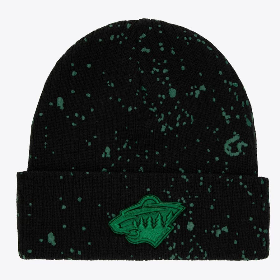 shapka-mitchell-ness-black-minnesota-wild-nep-cuffed-knit-hat