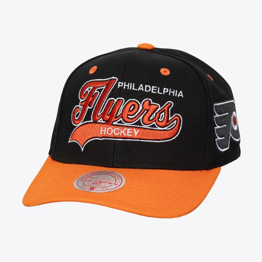 bejsbolka-mitchell-ness-black-philadelphia-flyers-tailsweep-2-0-pro-snapback-hat