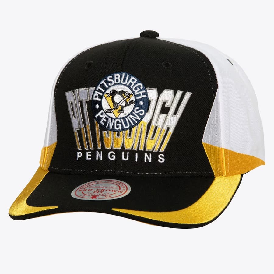 bejsbolka-mitchell-ness-black-pittsburgh-penguins-retrodome-pro-snapback-hat