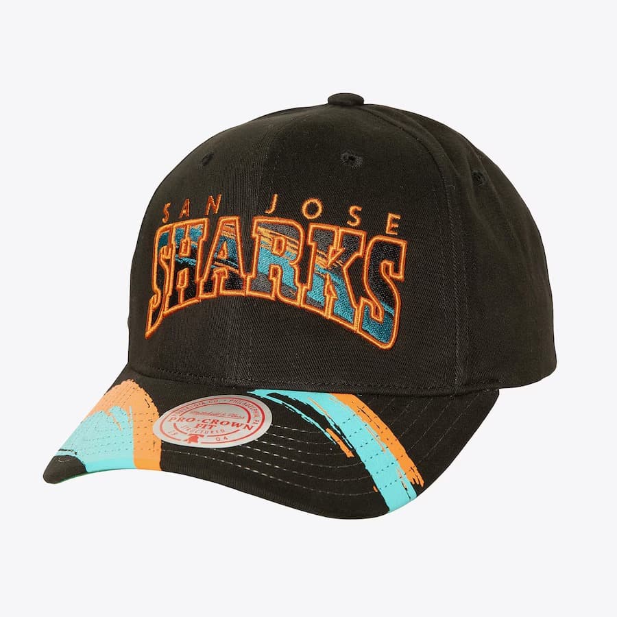 bejsbolka-mitchell-ness-black-san-jose-sharks-brushed-past-ya-pro-snapback-hat