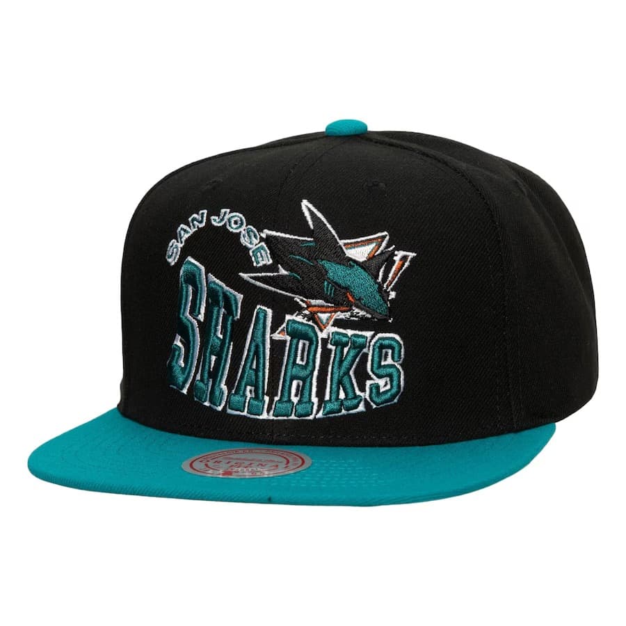 bejsbolka-mitchell-ness-black-san-jose-sharks-crooked-path-snapback-hat