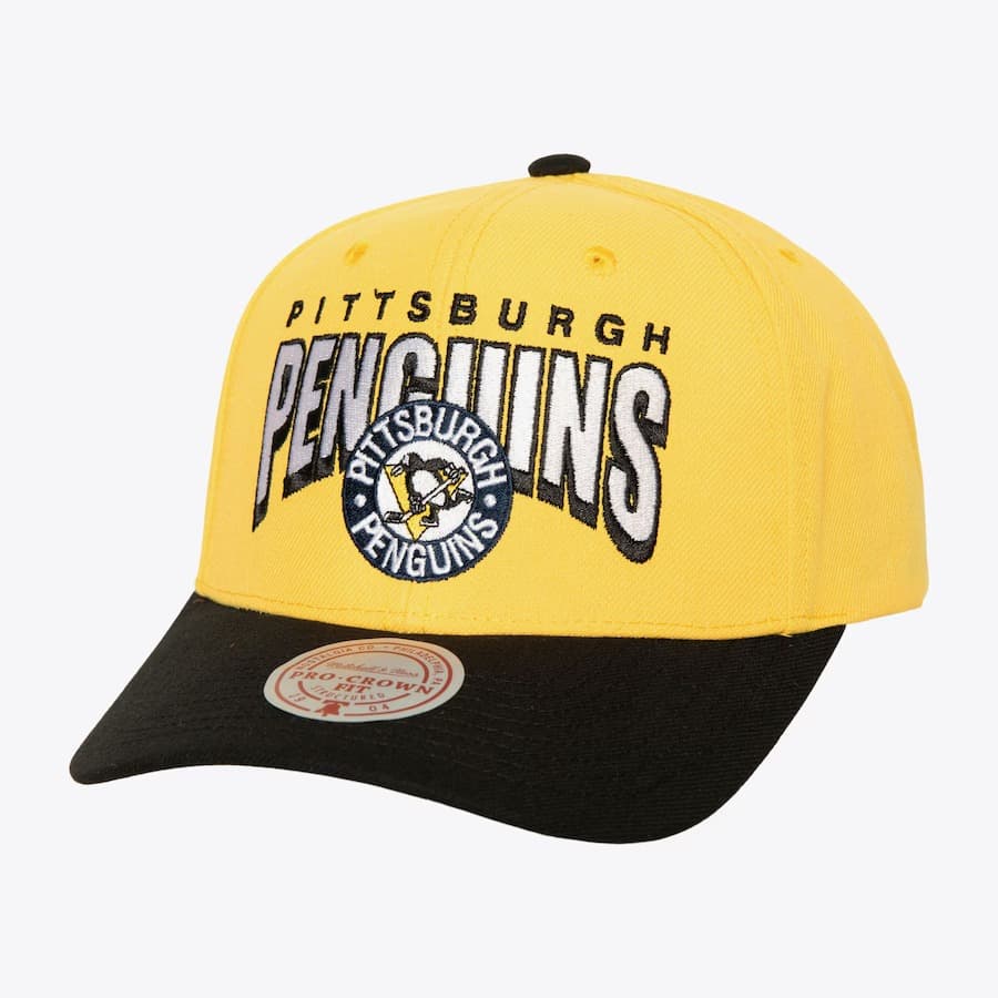 bejsbolka-mitchell-ness-gold-pittsburgh-penguins-boom-text-pro-vintage-snapback-hat